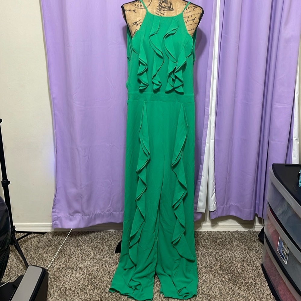 Jade Ruffled Jumpsuit NWT